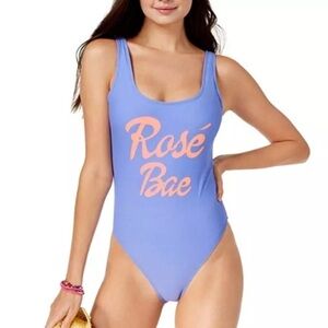 CALIFORNIA Waves Rose Graphic One Piece Swimsuit